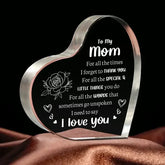 Heart-shaped Mom Gift - Birthday & Valentine's Day Gift from Son/Daughter - Himpall